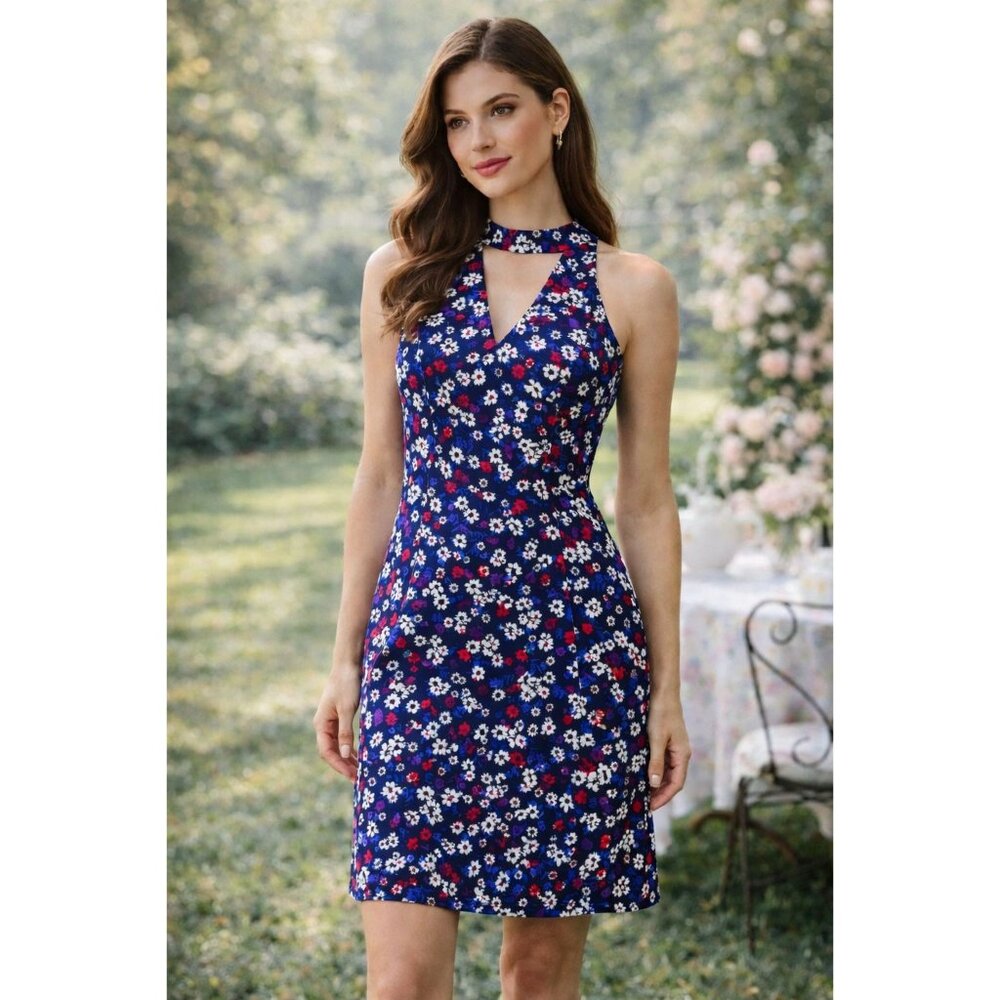 Romantic Feminine Kensie Floral Sheath Dress | Soft Girl | Size M | EUC